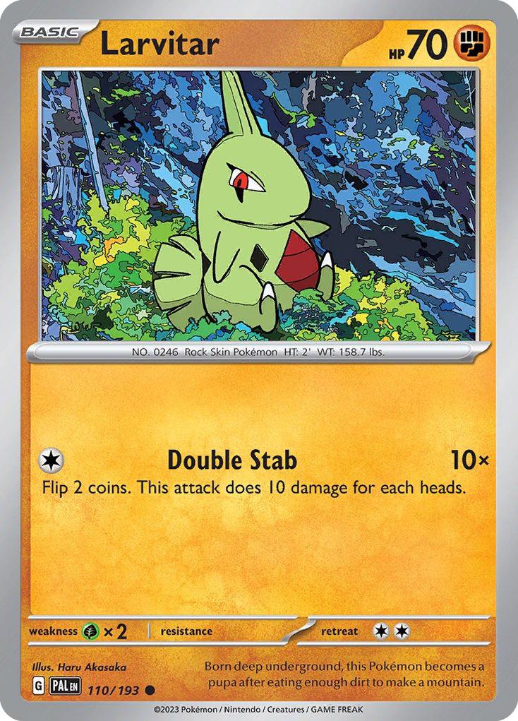 Larvitar - 110/193 - Reverse Holofoil