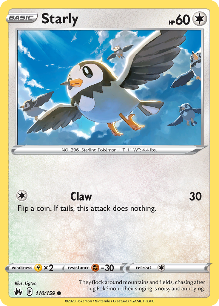 Starly - 110/159 - Reverse Holofoil