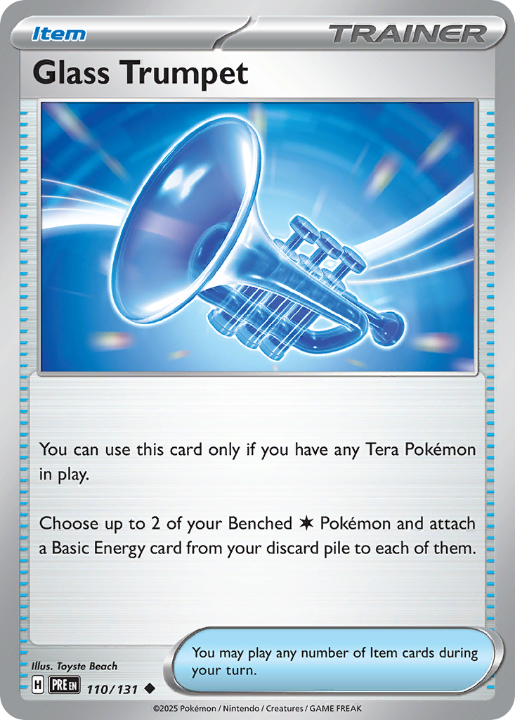 Glass Trumpet (Poke Ball Pattern) - 110/131
