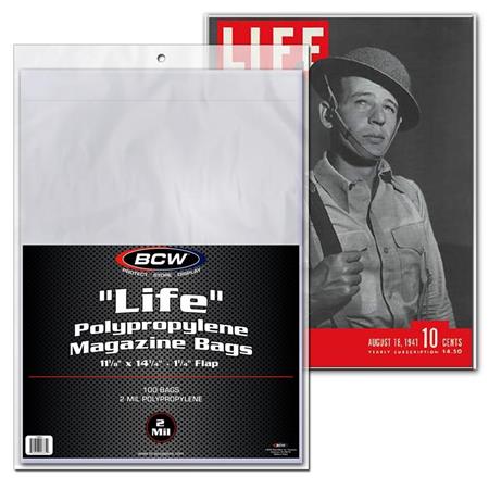 BCW Life Magazine Bags 100 CT