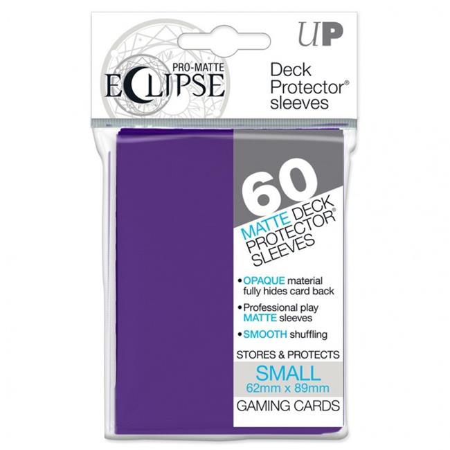 Deck Pro Eclipse Small Matte Sleeves Royal Purple - 60