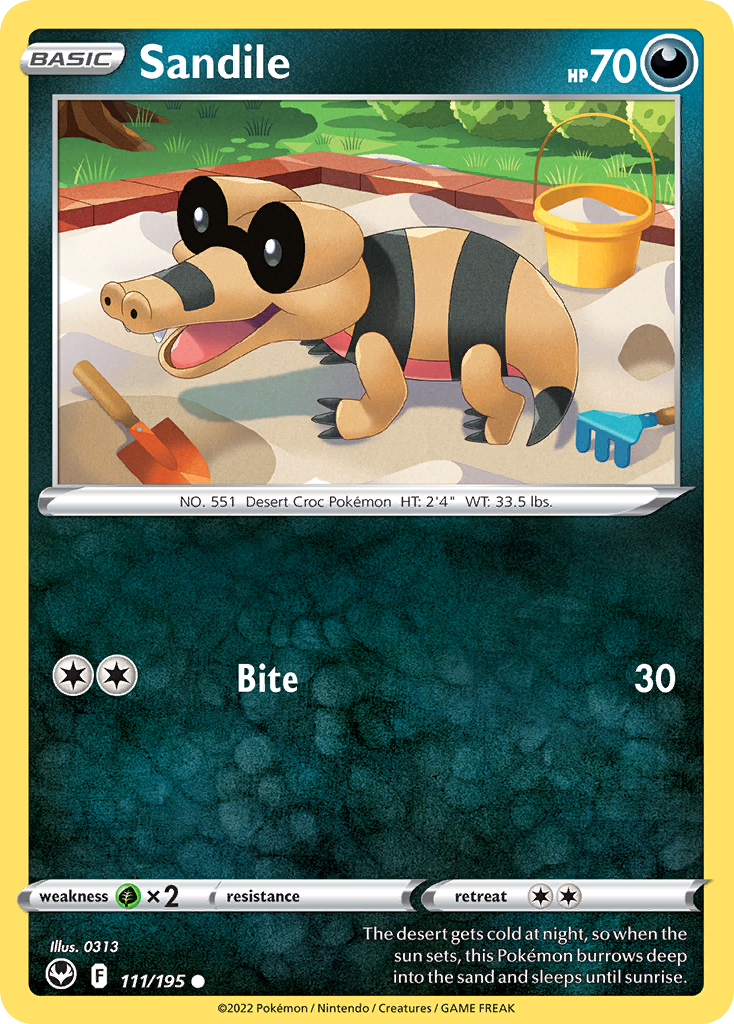 Sandile - 111/195 - Reverse Holofoil