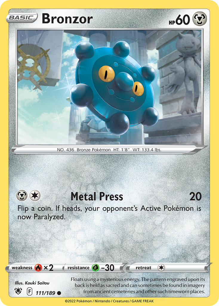 Bronzor - 111/189 - Reverse Holofoil