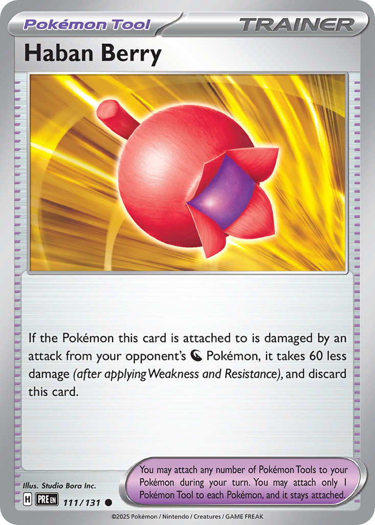 Haban Berry - 111/131 - Reverse Holofoil