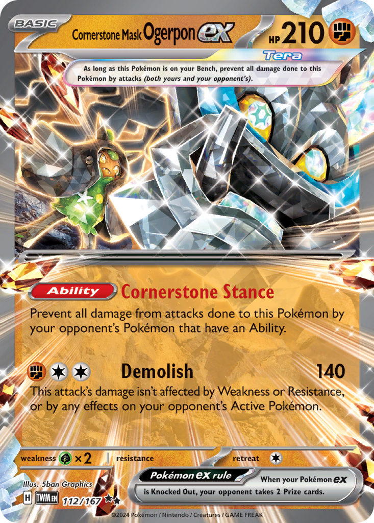 Cornerstone Mask Ogerpon ex  - 112/167