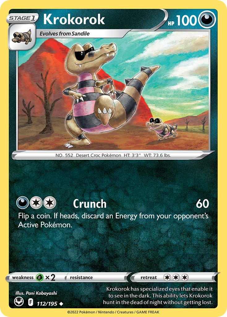 Krokorok - 112/195 - Reverse Holofoil