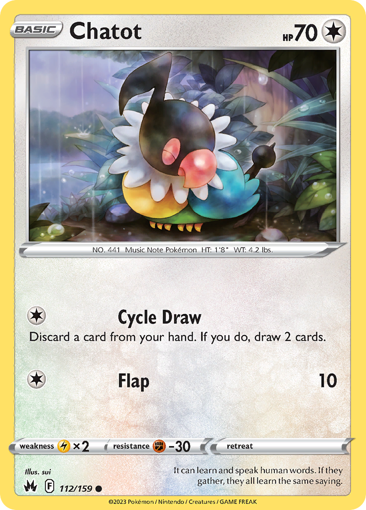 Chatot - 112/159 - Reverse Holofoil