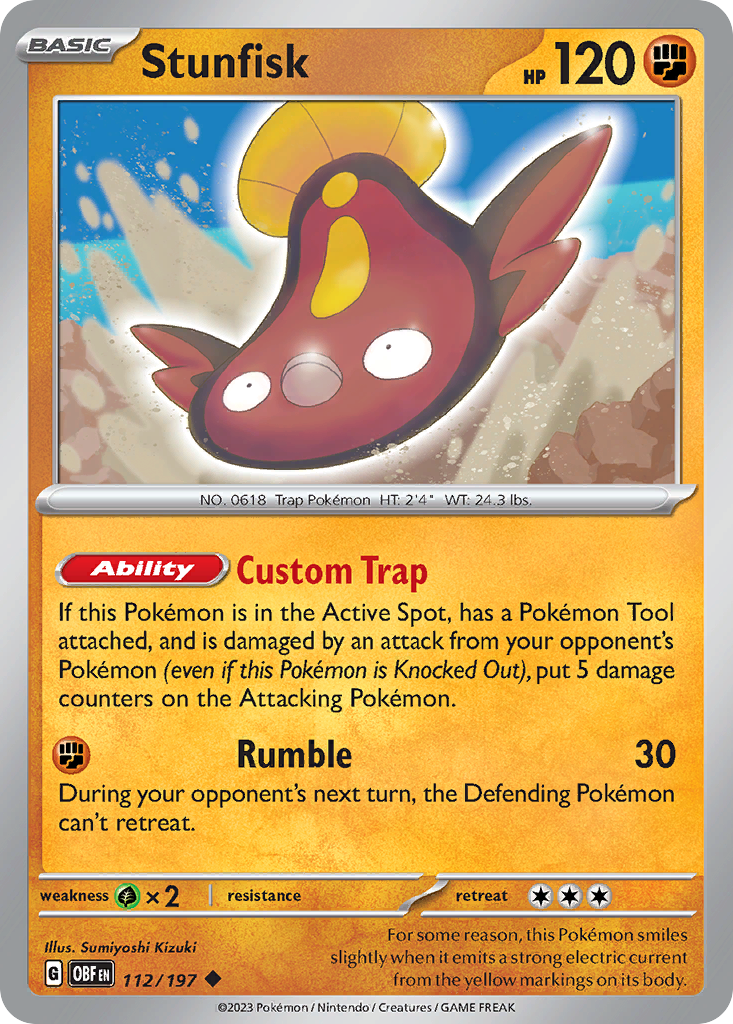 Stunfisk - 112/197 - Reverse Holofoil