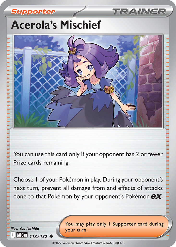 Acerola's Mischief  - 113/132 - Reverse Holofoil