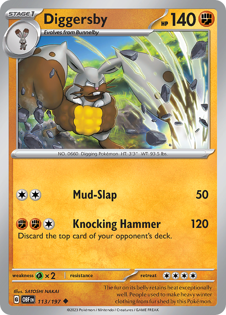 Diggersby - 113/197 - Reverse Holofoil