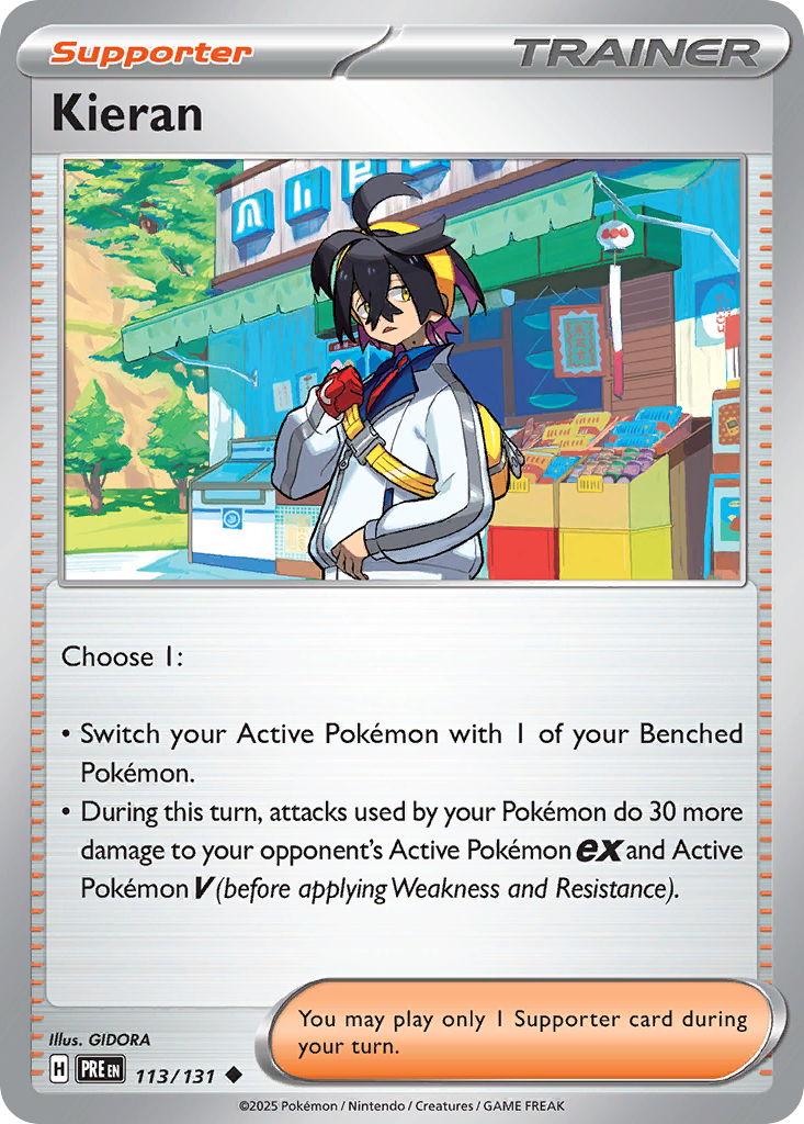 Kieran  - 113/131 - Reverse Holofoil