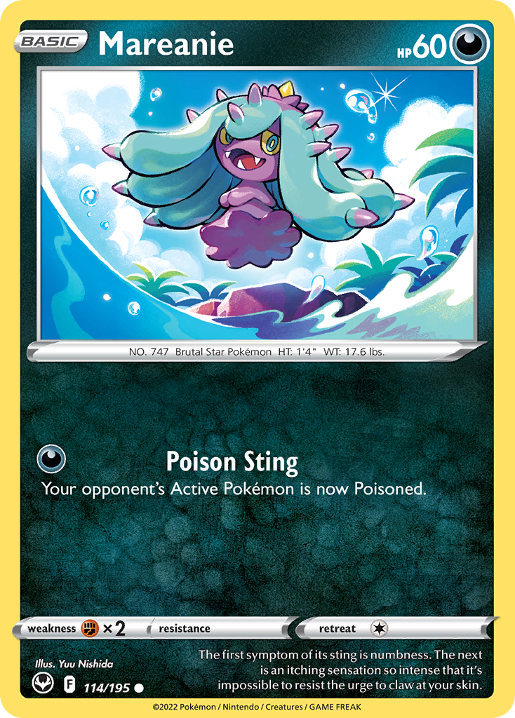 Mareanie - 114/195 - Reverse Holofoil