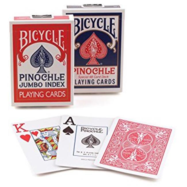 Playing Cards Bicycle Jumbo Pinochle Playing Cards