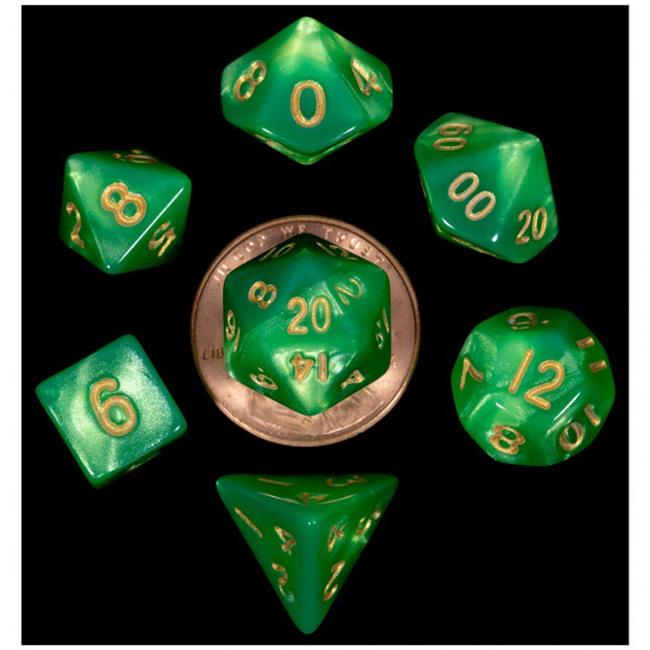 7-Die Set 10mm Lt Green/Gold