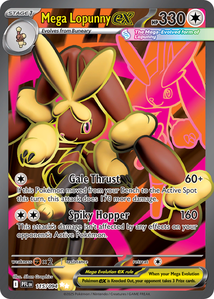 Mega Lopunny ex  - 115/094