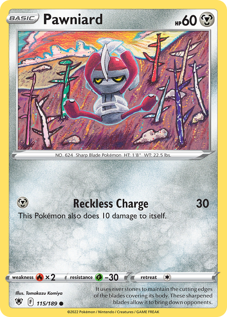 Pawniard - 115/189 - Reverse Holofoil