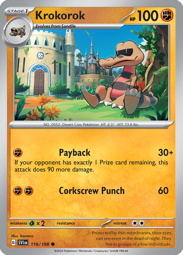 Krokorok - 116/198 - Reverse Holofoil