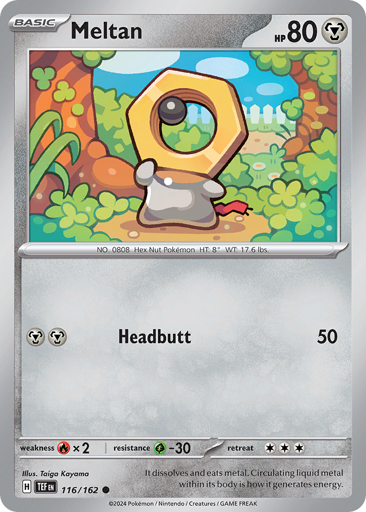 Meltan  - 116/162 - Reverse Holofoil