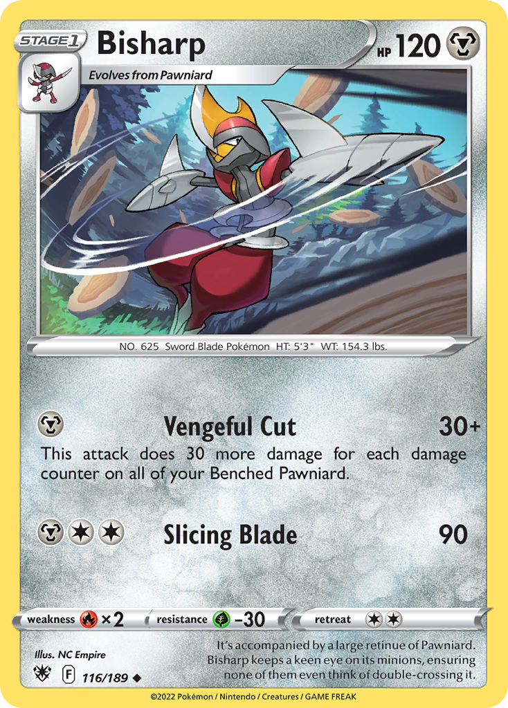 Bisharp - 116/189 - Reverse Holofoil