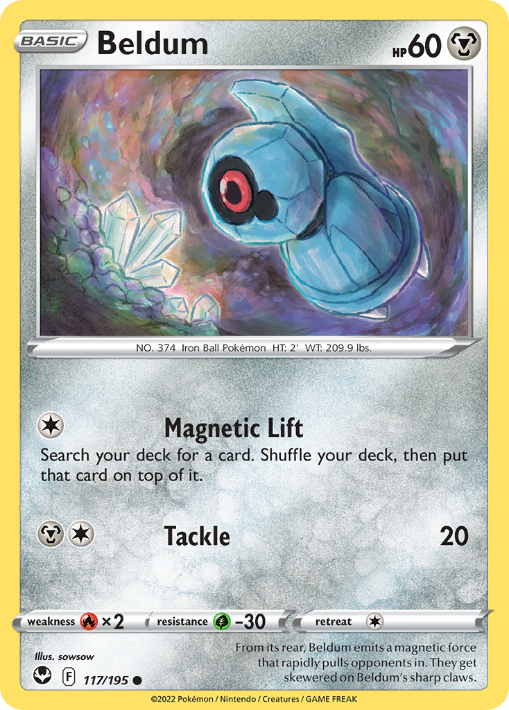 Beldum - 117/195 - Reverse Holofoil