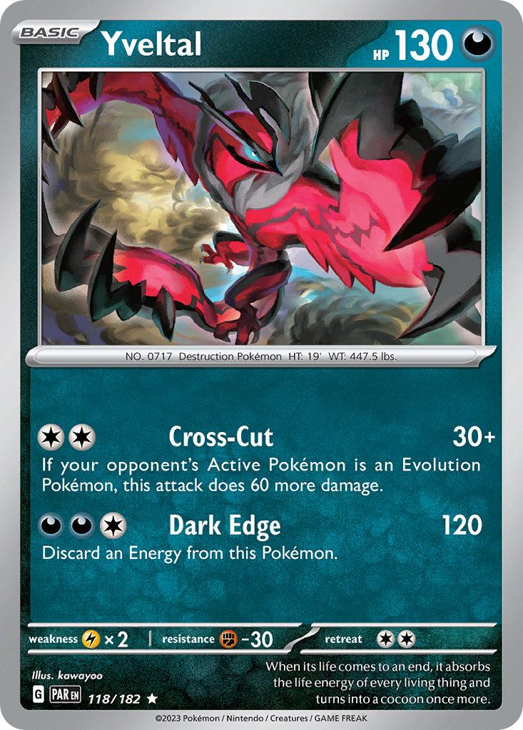 Yveltal  - 118/182 - Reverse Holofoil