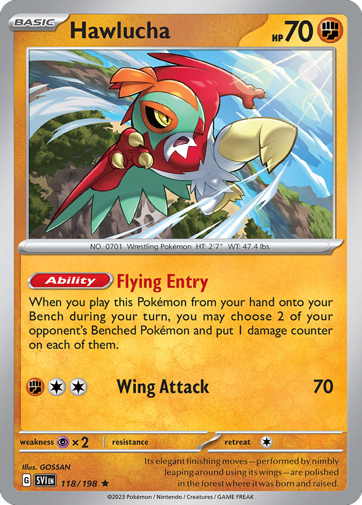 Hawlucha - 118/198 - Reverse Holofoil