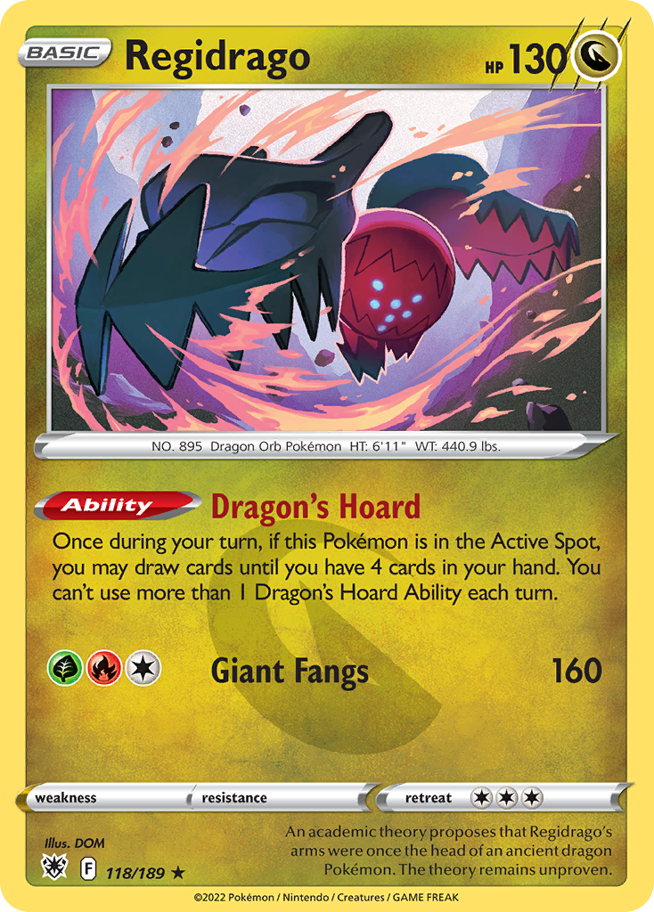 Regidrago - 118/189 - Reverse Holofoil