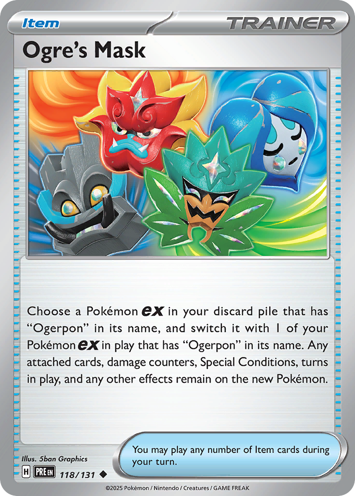 Ogre's Mask - 118/131 - Reverse Holofoil