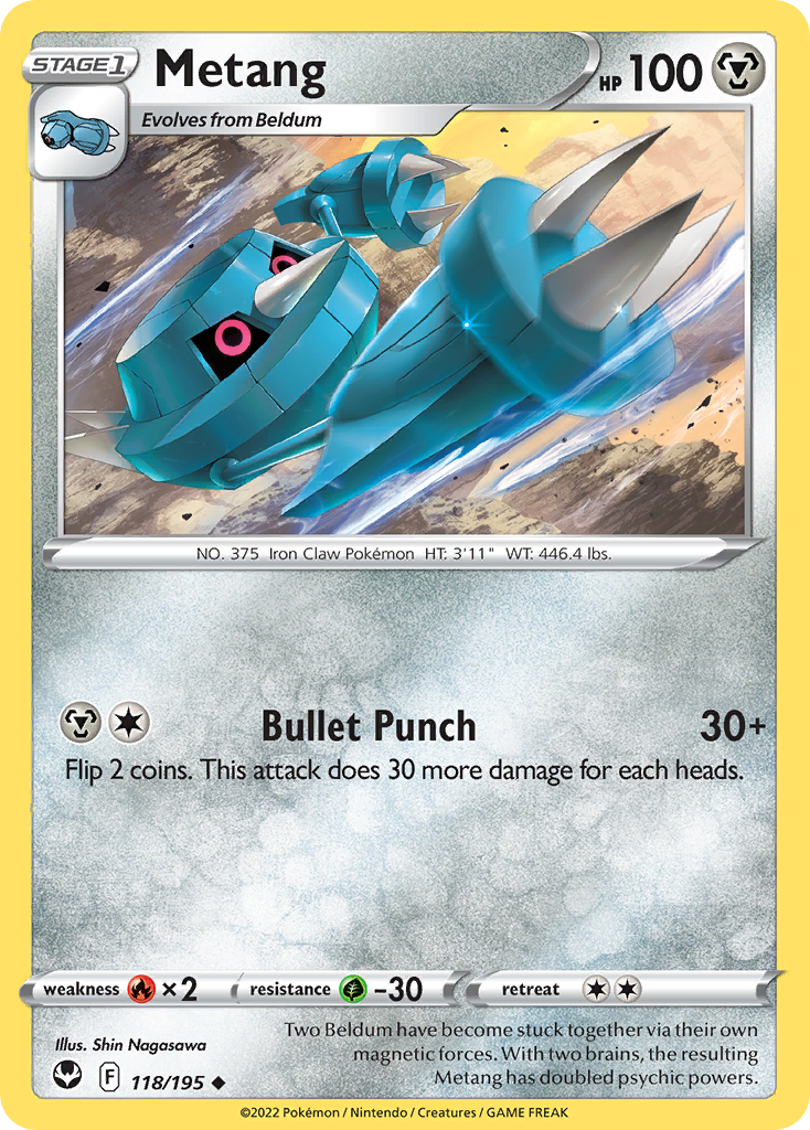 Metang - 118/195 - Reverse Holofoil