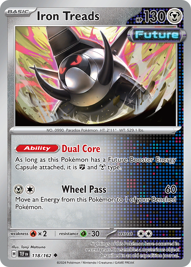 Iron Treads - 118/162 - Reverse Holofoil