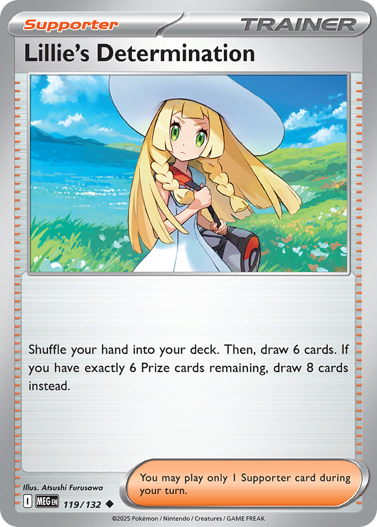 Lillie's Determination  - 119/132 - Reverse Holofoil