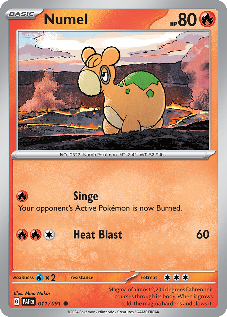 Numel - 011/091 - Reverse Holofoil