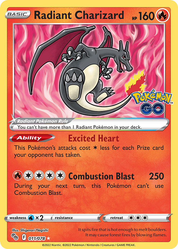 Radiant Charizard - 011/078