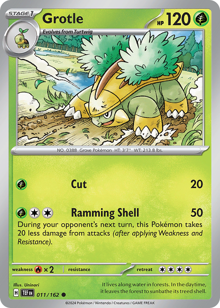 Grotle  - 011/162 - Reverse Holofoil
