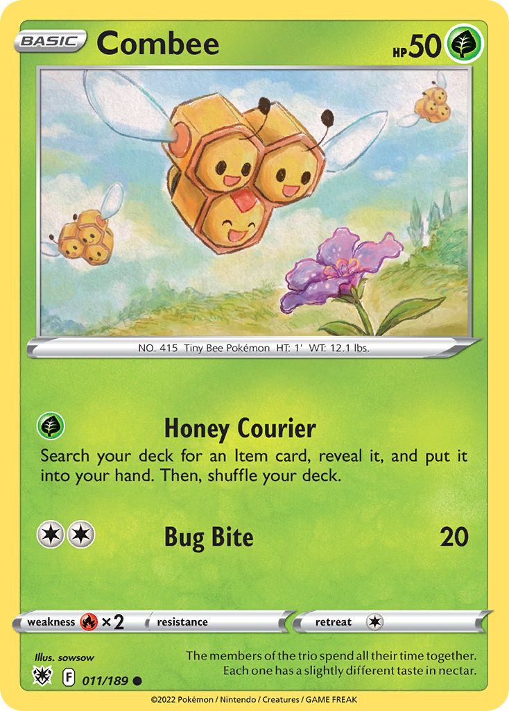 Combee - 011/189 - Reverse Holofoil