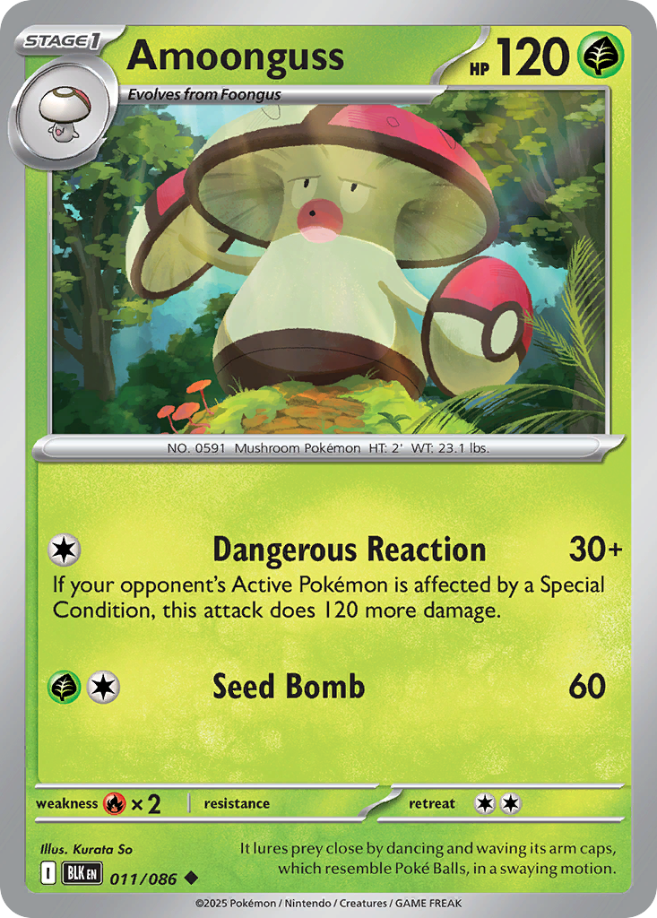 Amoonguss - 011/086 - Reverse Holofoil