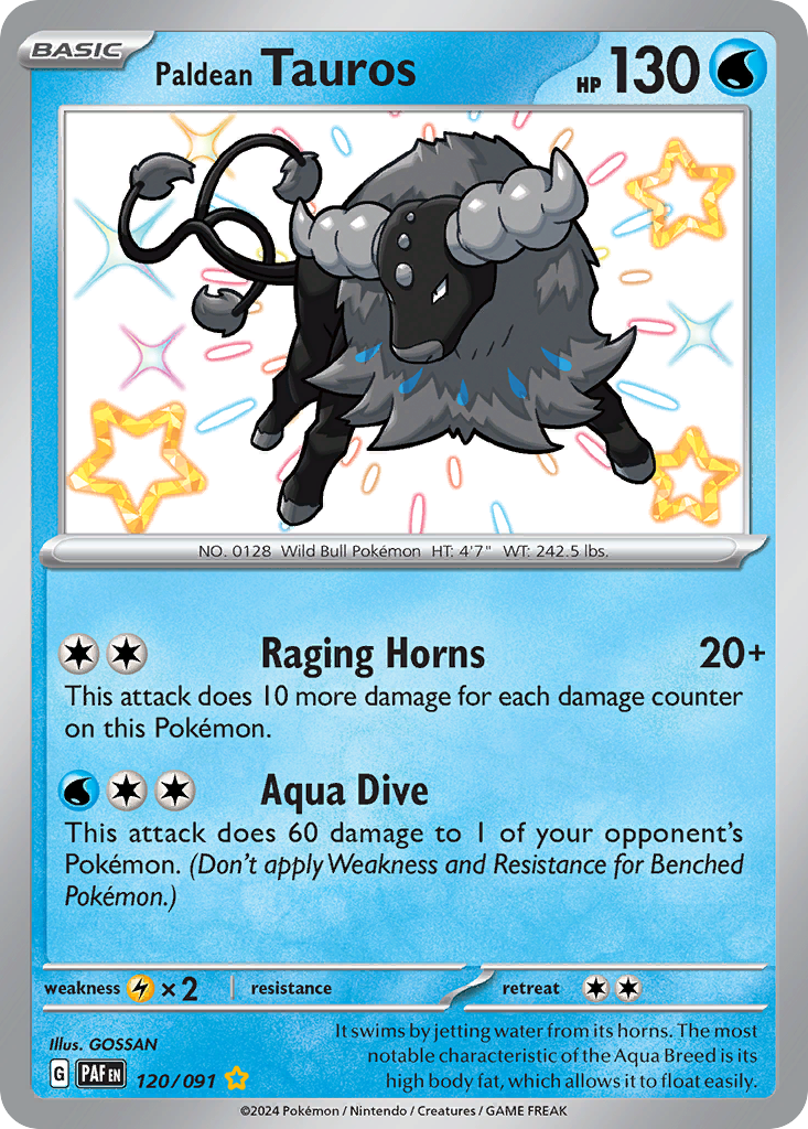 Paldean Tauros  - 120/091