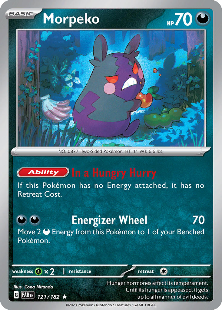 Morpeko  - 121/182 - Reverse Holofoil