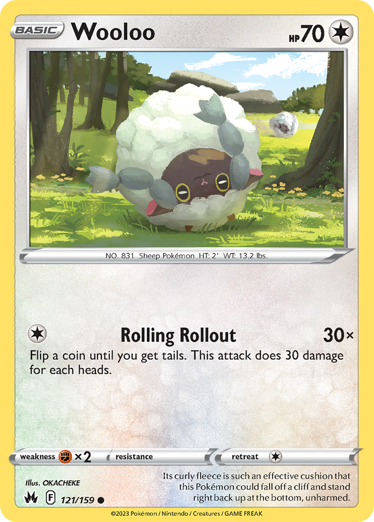 Wooloo - 121/159 - Reverse Holofoil