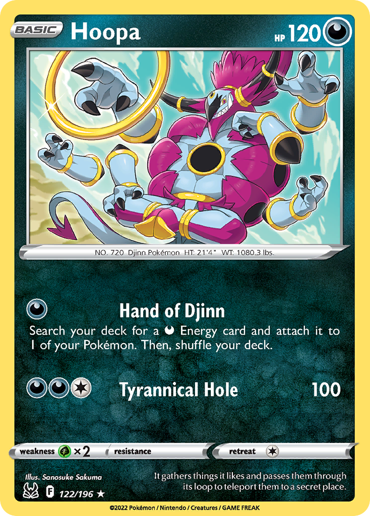 Hoopa - 122/196 - Reverse Holofoil