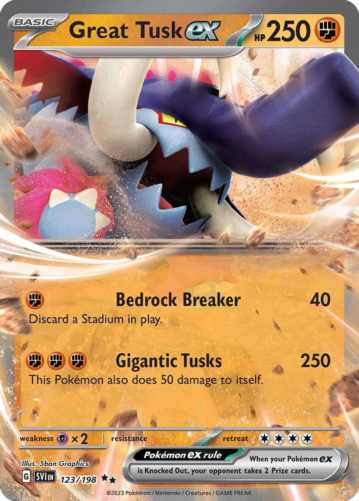 Great Tusk ex  - 123/198