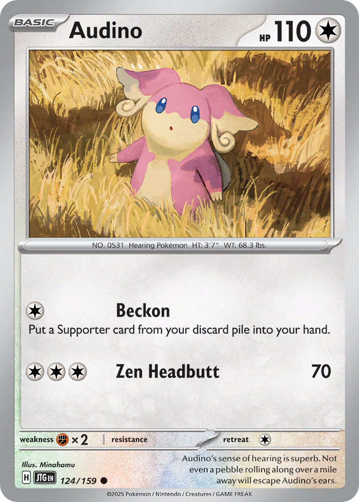 Audino - 124/159 - Reverse Holofoil