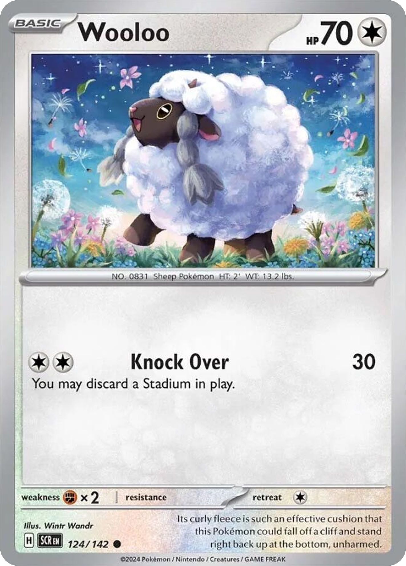 Wooloo - 124/142 - Reverse Holofoil