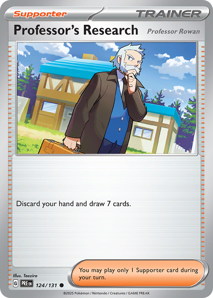 Professor's Research [Professor Rowan] - 124/131 - Reverse Holofoil