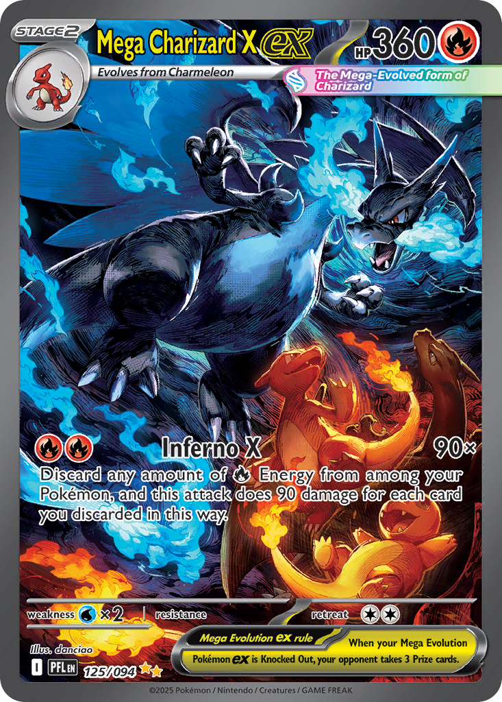 Mega Charizard X ex  - 125/094