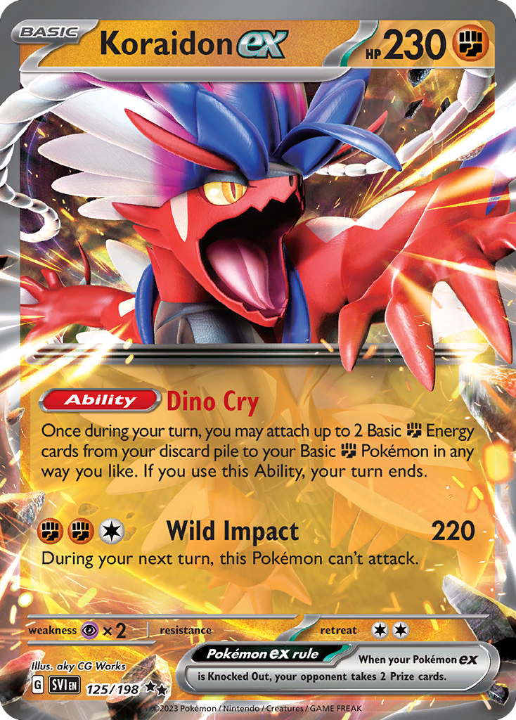 Koraidon ex  - 125/198