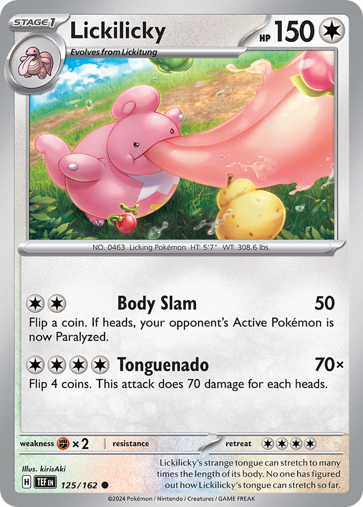 Lickilicky - 125/162 - Reverse Holofoil