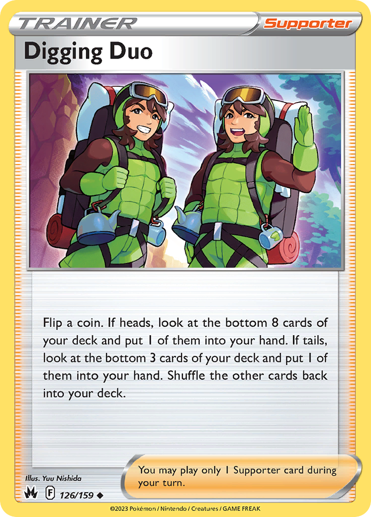 Digging Duo - 126/159 - Reverse Holofoil