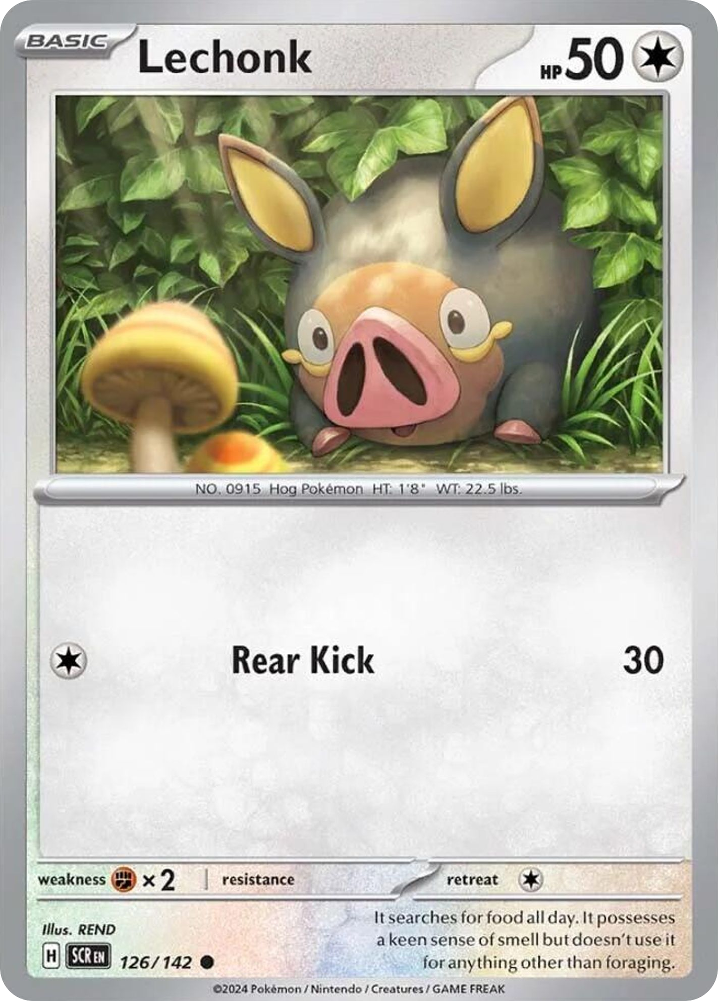 Lechonk - 126/142 - Reverse Holofoil