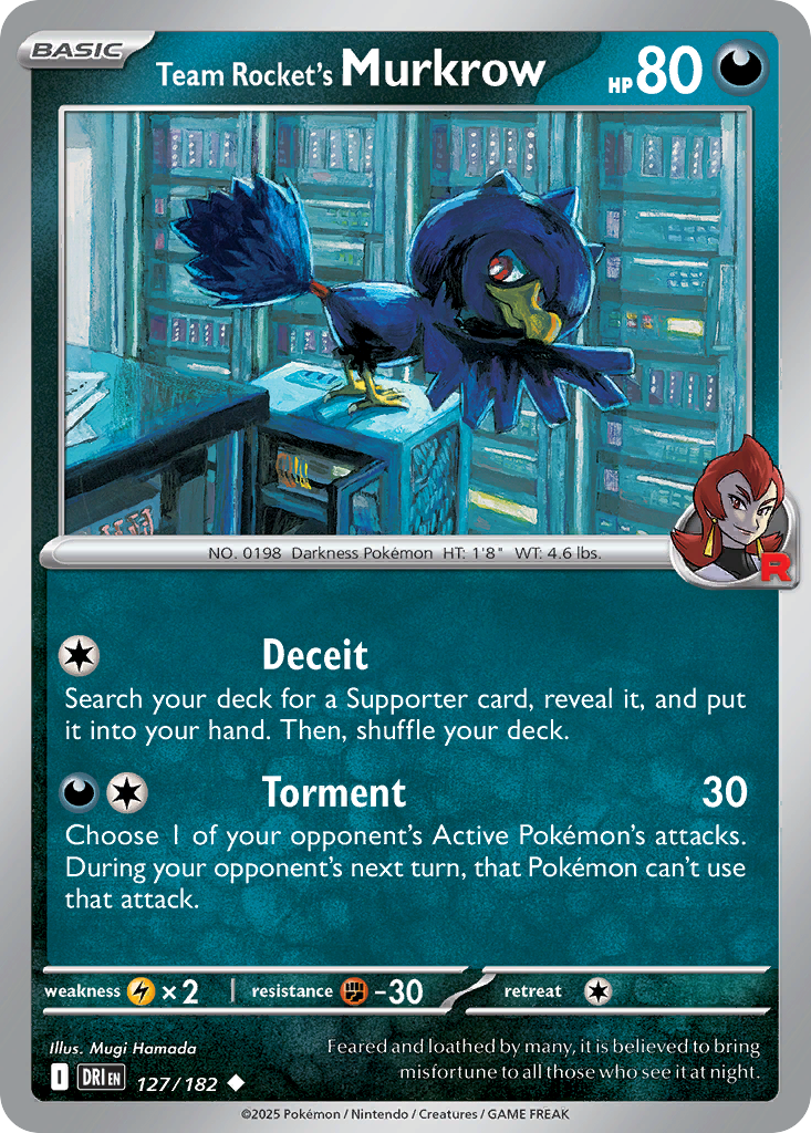 Team Rocket's Murkrow  - 127/182